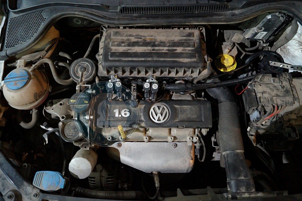 ГБО на Volkswagen Polo 2015 года 110.1 л.с. 1598 3