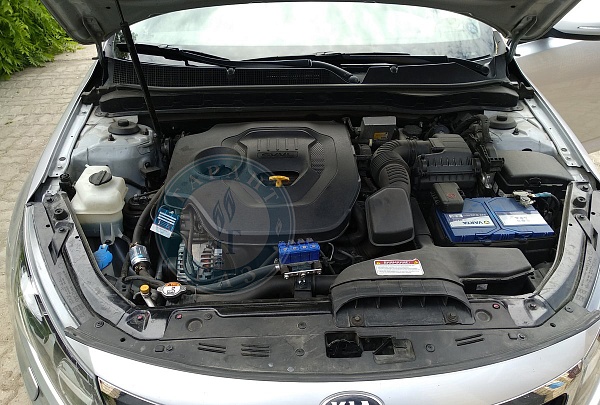 Форсунки ГБО на Kia Optima 2012 года 149.6 л.с. 1999