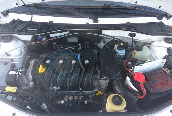 Форсунки ГБО на Lada Largus 2014 года 106.1 л.с. 1596