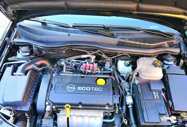 Форсунки ГБО на Opel Astra 2009 года 140 л.с. 1796