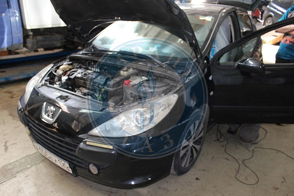 ГБО на Peugeot 307 2006 года 108.8 л.с. 1587