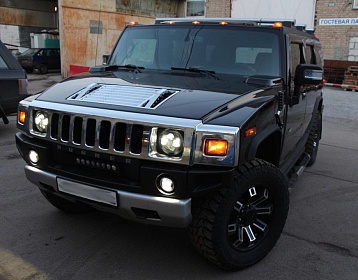 Hummer H2 цилиндрический баллон фото 10