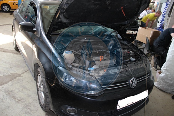Газовое оборудование в Volkswagen Polo 2012 года 104.7 л.с. 1598