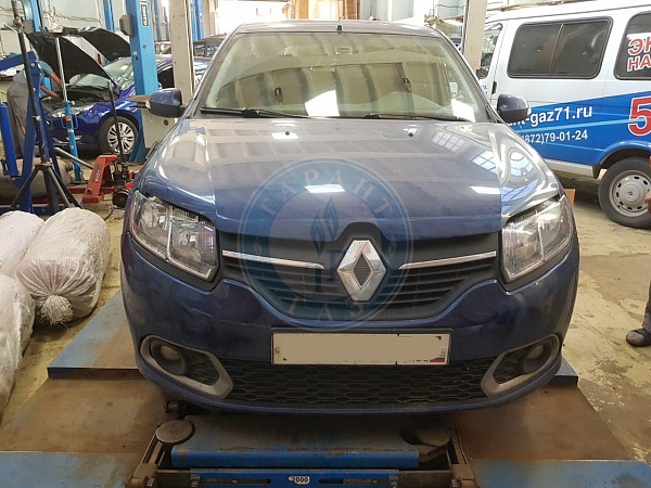Газовое оборудование в Renault Sandero 2014 года 81.6 л.с. 1598