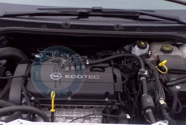 Форсунки ГБО на Opel Astra 2013 года 115.6 л.с. 1598