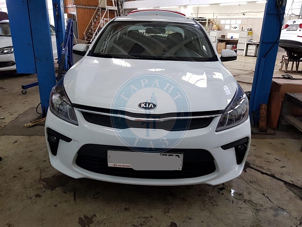 ГБО на Kia Rio 2017 года 107 л.с. 1396