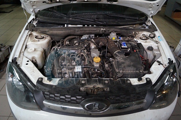 Форсунки ГБО на Lada Kalina 2014 года 87 л.с. 1596