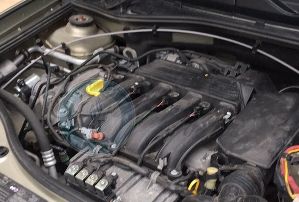 Форсунки ГБО на Renault Duster 2016 года 142.8 л.с. 1998