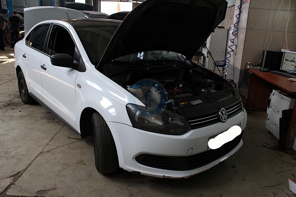 Volkswagen Polo 2013 года 104.7 л.с. 1598 Установка ГБО