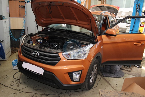 Газовое оборудование в Hyundai Creta 2016 года 123 л.с. 1591