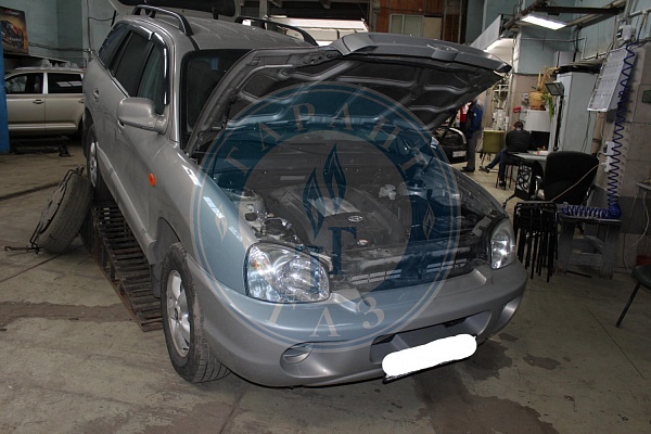 Hyundai Santa fe 2008 года 172.9 л.с. 2656 Установка ГБО