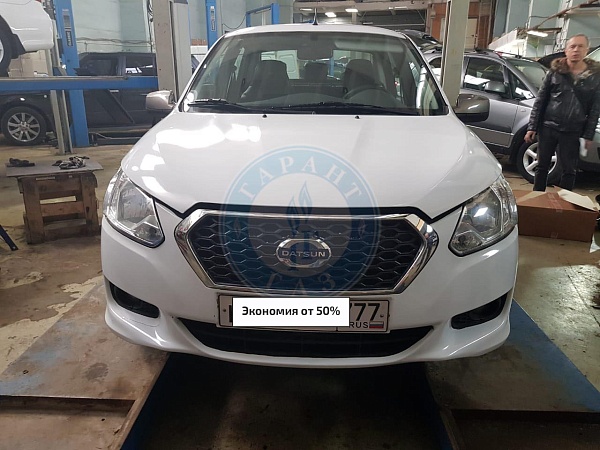 Газовое оборудование в Datsun On-do 2016 года 87 л.с. 1596