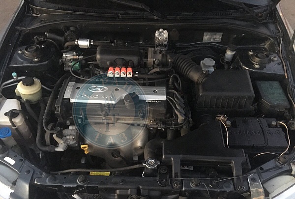 Форсунки ГБО на Hyundai Accent 2008 года 102 л.с. 1495